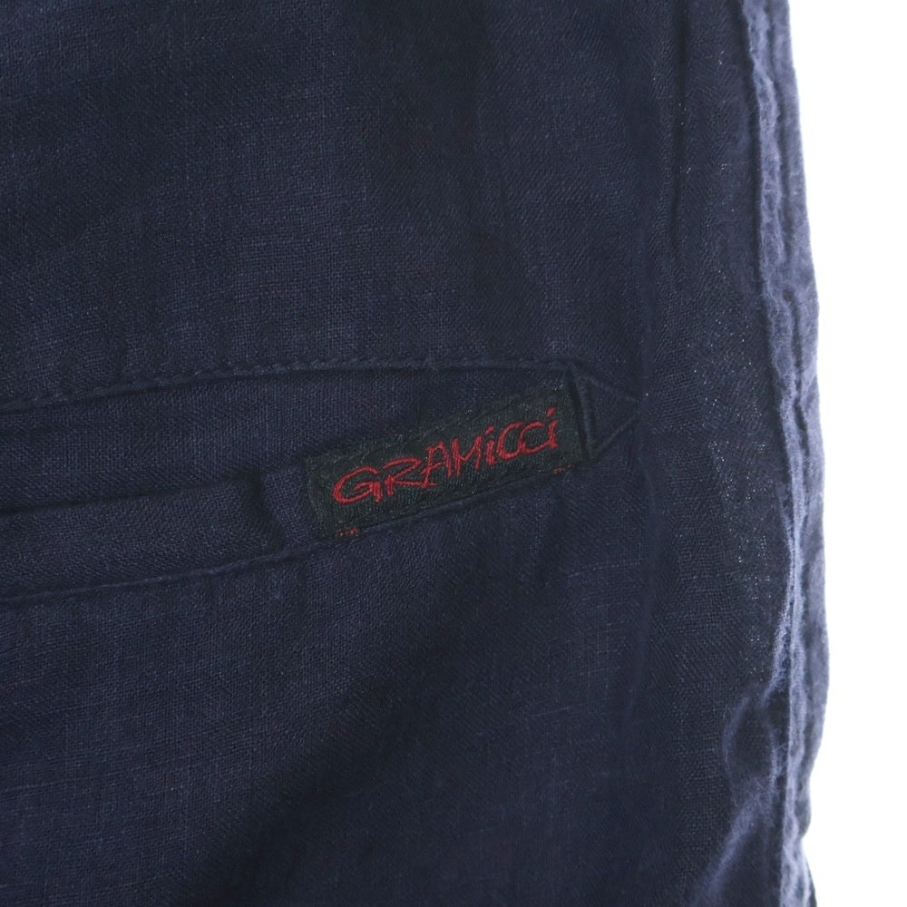 UNDERCOVER(アンダーカバー) ×nonnative CLIMBER EASY PANTS ×ノンネイティブ ベルト付き リネンパンツ ネイビー UC1E4513