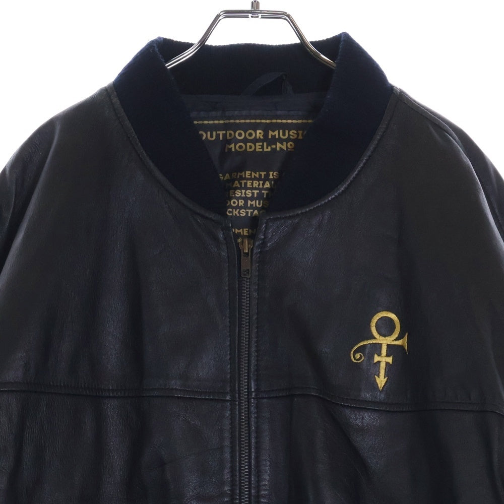VINTAGE(ヴィンテージ) 90s Prince The Gold Experience プリンス ザ ゴールド ツアー レザージャケット ブラック 044-02