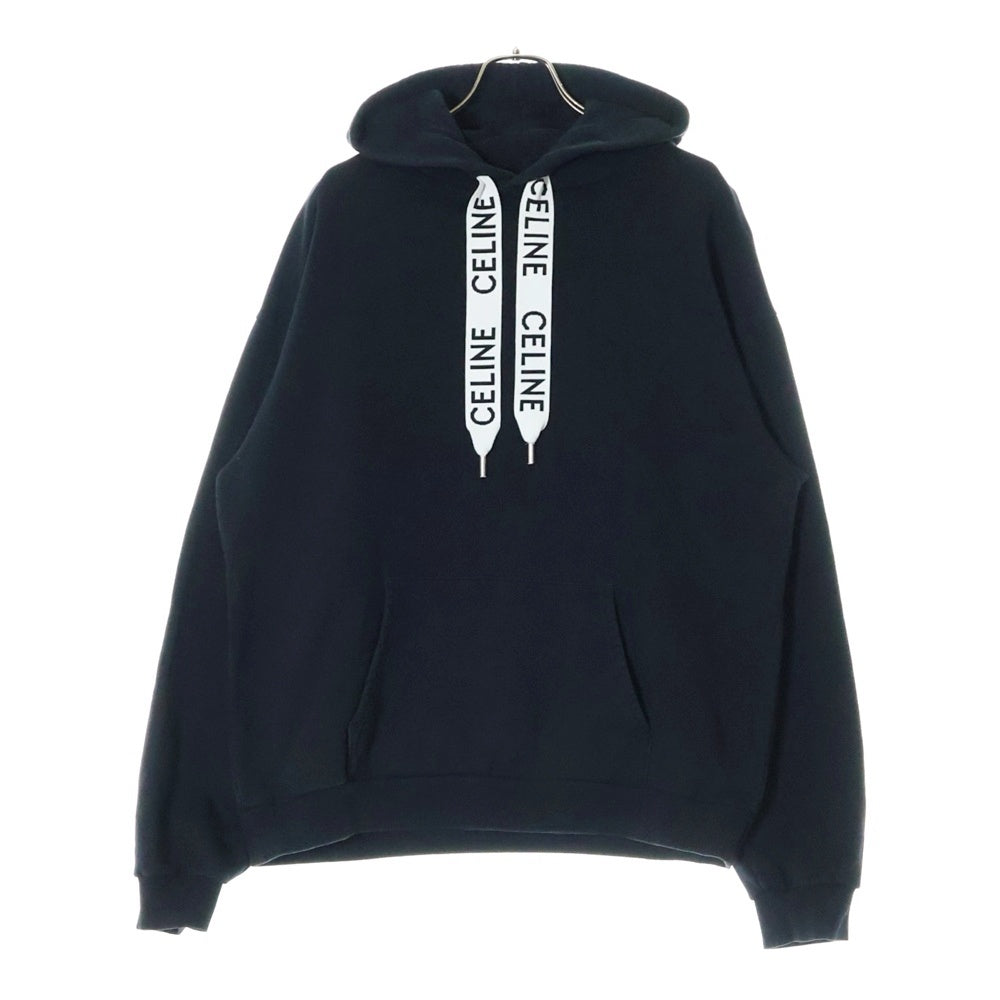 CELINE(セリーヌ) 21AW Loose Hoodie プルオーバースウェットパーカー フーディー ブラック 2Y468670Q