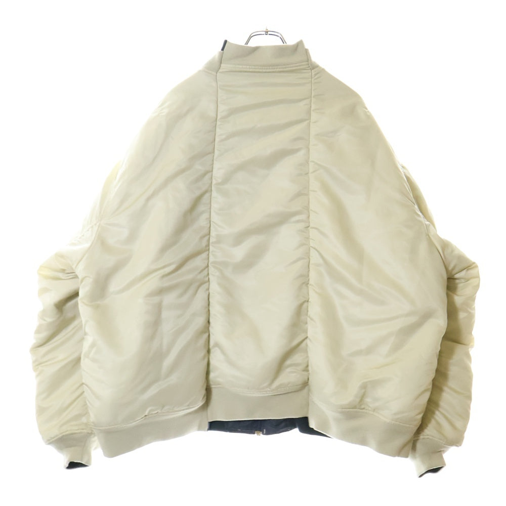 VETEMENTS(ヴェトモン) 18SS ×ALPHA INDUSTRIES OVERSIZE BOMBER JACKET オーバーサイズ ボンバージャケット ホワイト WSS18JA25