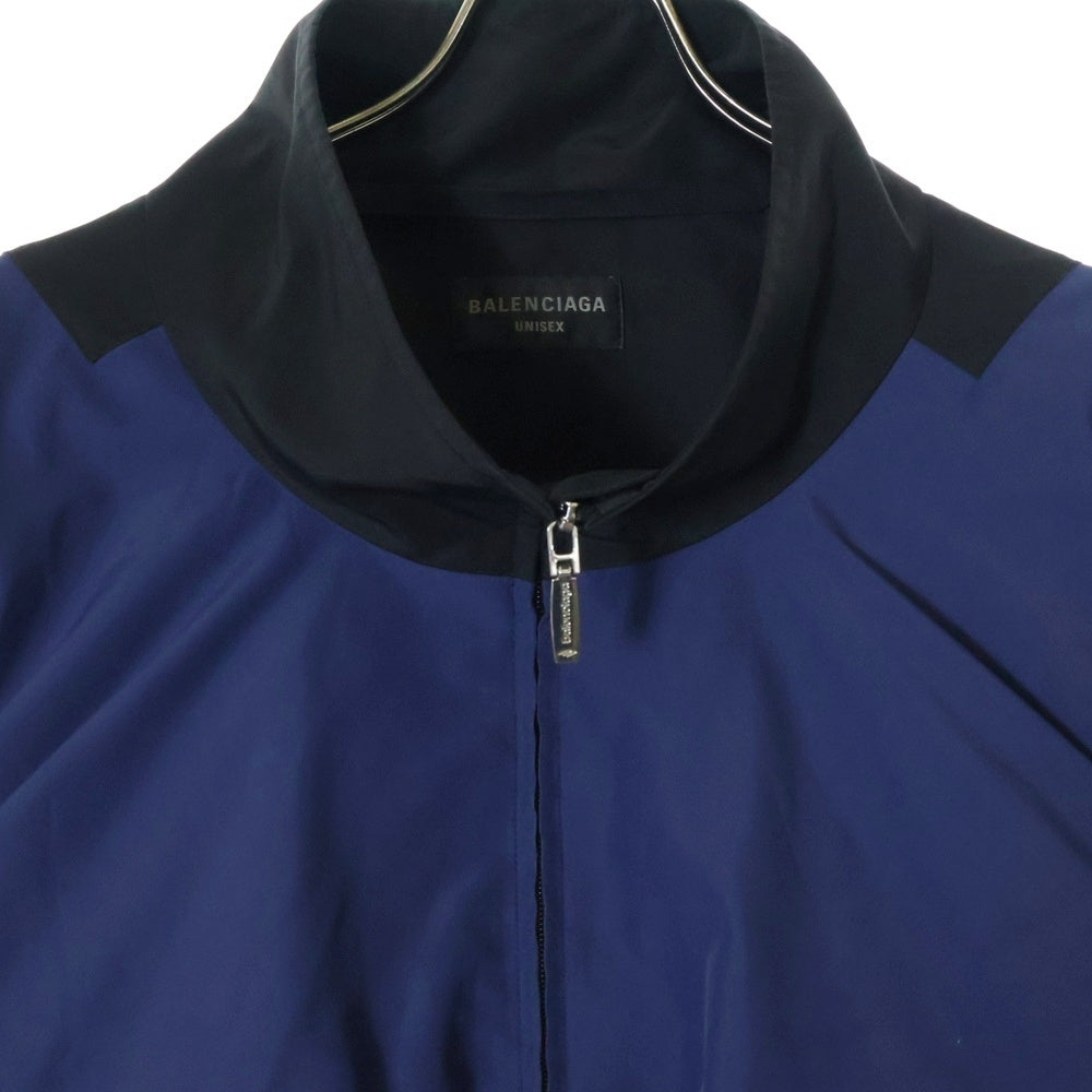 BALENCIAGA(バレンシアガ) 24SS 3B Sports Icon Off Shoulder Tracksuit 3Bスポーツアイコン オフショルダートラックスーツジャケット 790756 TMO10 ブルー/ブラック