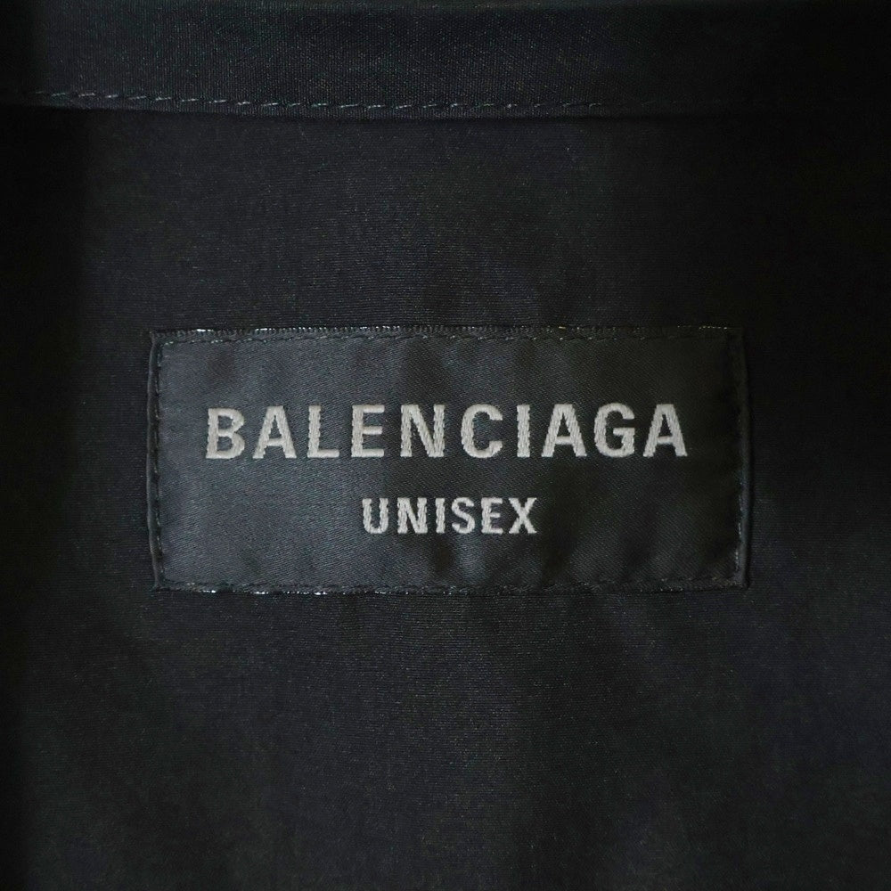 BALENCIAGA(バレンシアガ) 24SS 3B Sports Icon Off Shoulder Tracksuit 3Bスポーツアイコン オフショルダートラックスーツジャケット 790756 TMO10 ブルー/ブラック