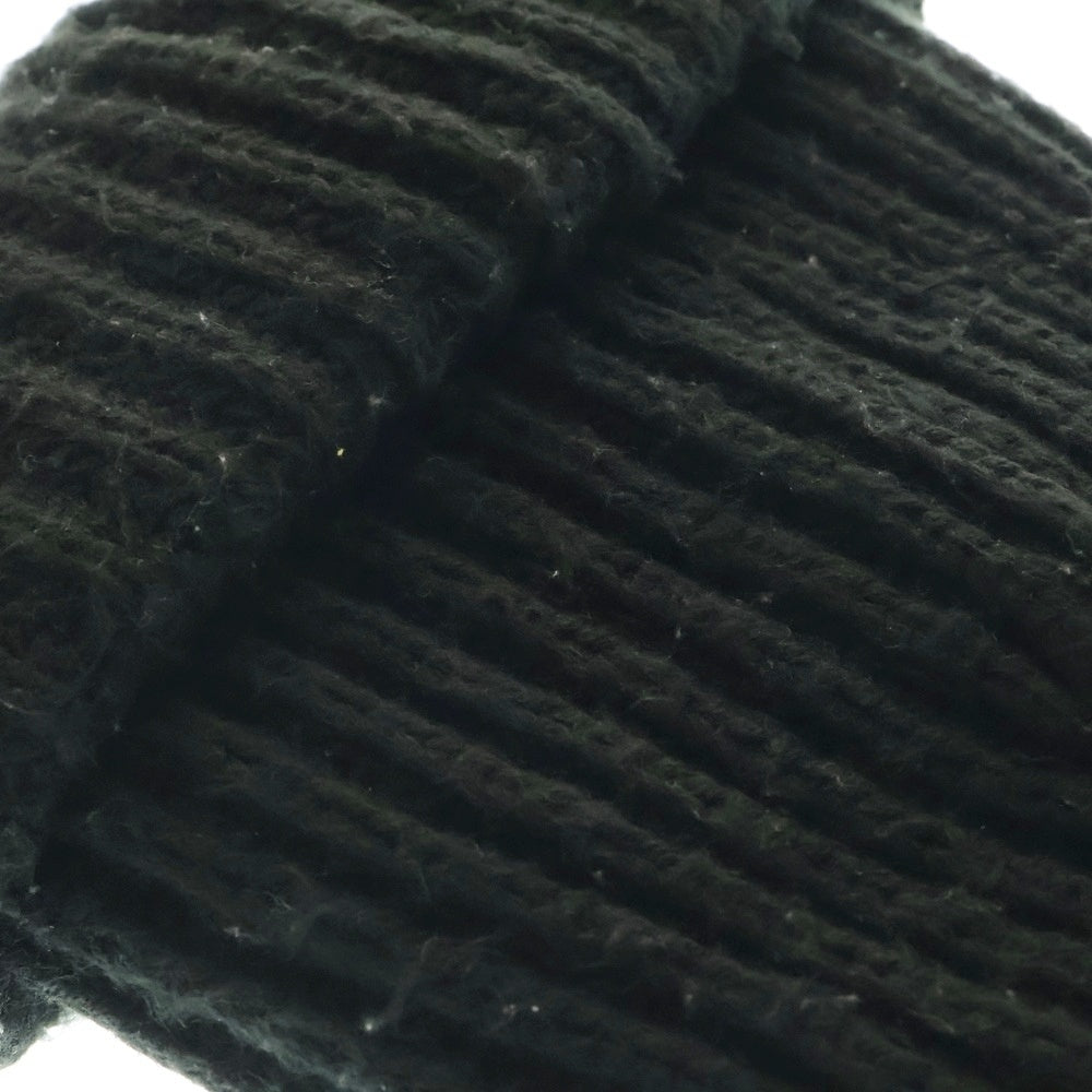 SUPREME(シュプリーム) 23AW Classic Logo Chunky Ribbed Beanie クラシックロゴ ニットビーニー ニット帽 帽子 ブラック