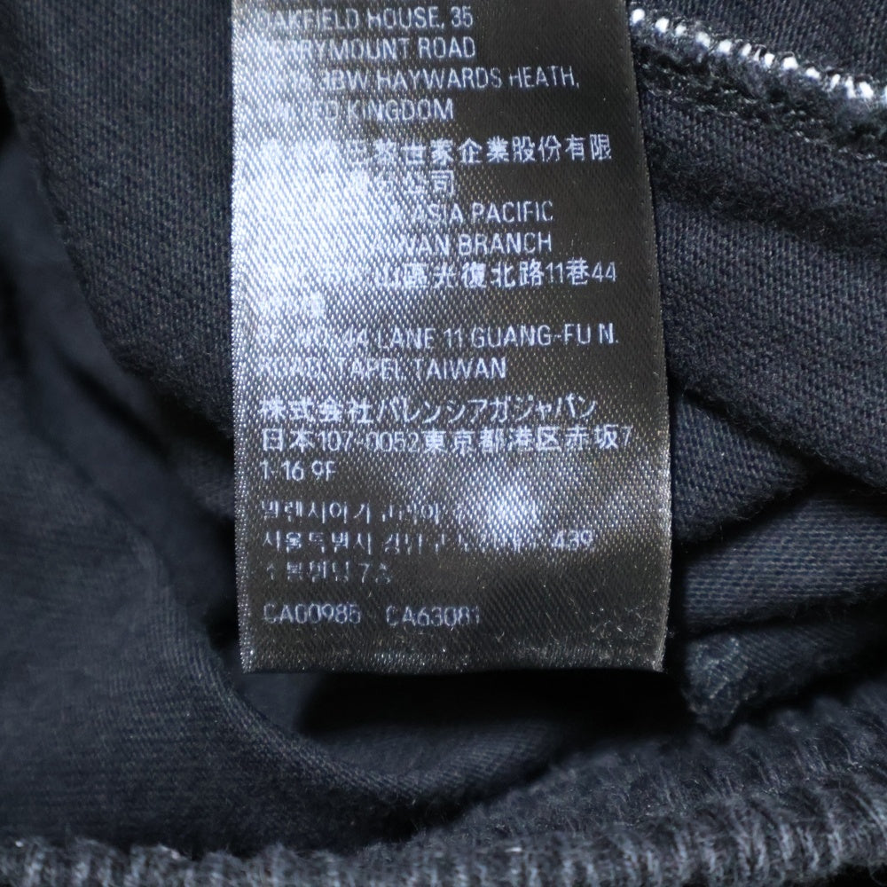 BALENCIAGA(バレンシアガ) 24SS Soccer Baggy Shorts サッカーロゴ バギーショーツ ハーフパンツ ブラック 777709 TPVW2