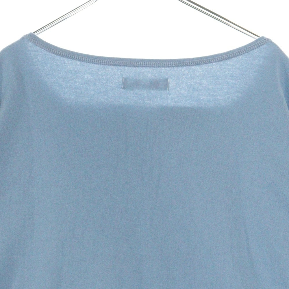 SyuMan(シューマン) 86 boat-neck Short sleeves 86ボートネックショートスリーブティー ロゴプリント半袖Tシャツ YO24SS-02 ブルー