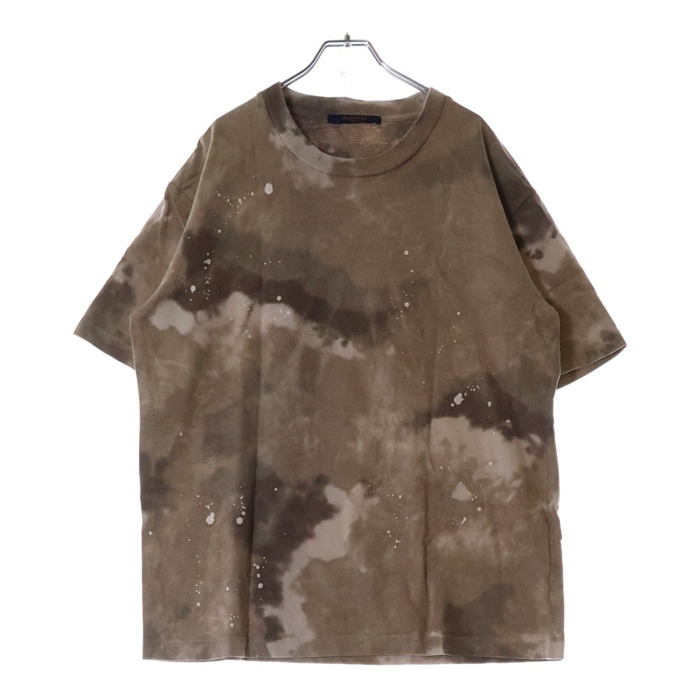 LOUIS VUITTON(ルイヴィトン) 20SS タイダイ総柄 半袖Tシャツ カットソー ブラウン RM201M TLC HIY07W