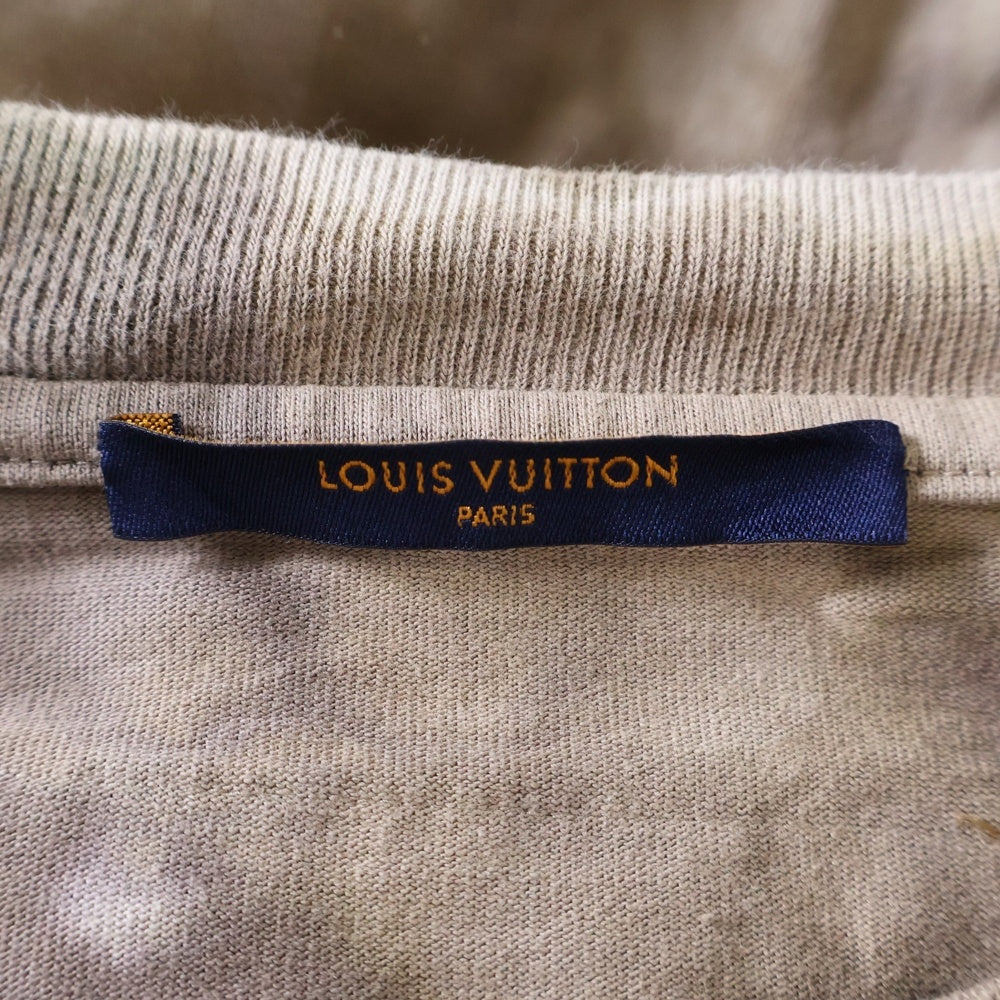 LOUIS VUITTON(ルイヴィトン) 20SS タイダイ総柄 半袖Tシャツ カットソー ブラウン RM201M TLC HIY07W