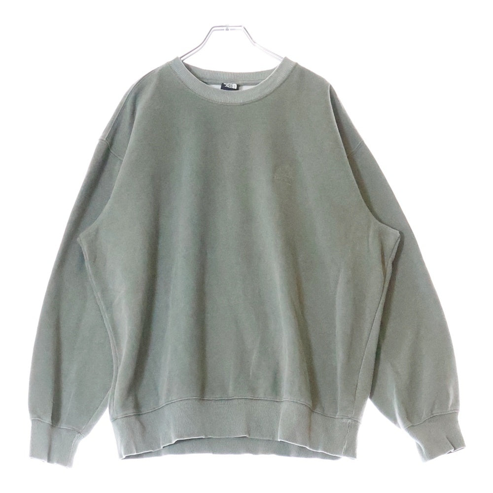 SUPREME(シュプリーム) 21SS ×THE NORTH FACE Pigment Printed Crewneck Olive ノースフェイス ピグメントプリント クルーネックスウェットトレーナー オリーブ NT121021