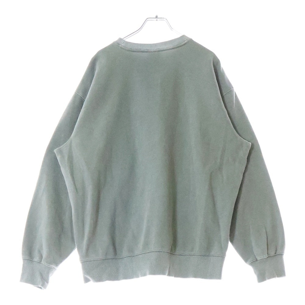 SUPREME(シュプリーム) 21SS ×THE NORTH FACE Pigment Printed Crewneck Olive ノースフェイス ピグメントプリント クルーネックスウェットトレーナー オリーブ NT121021
