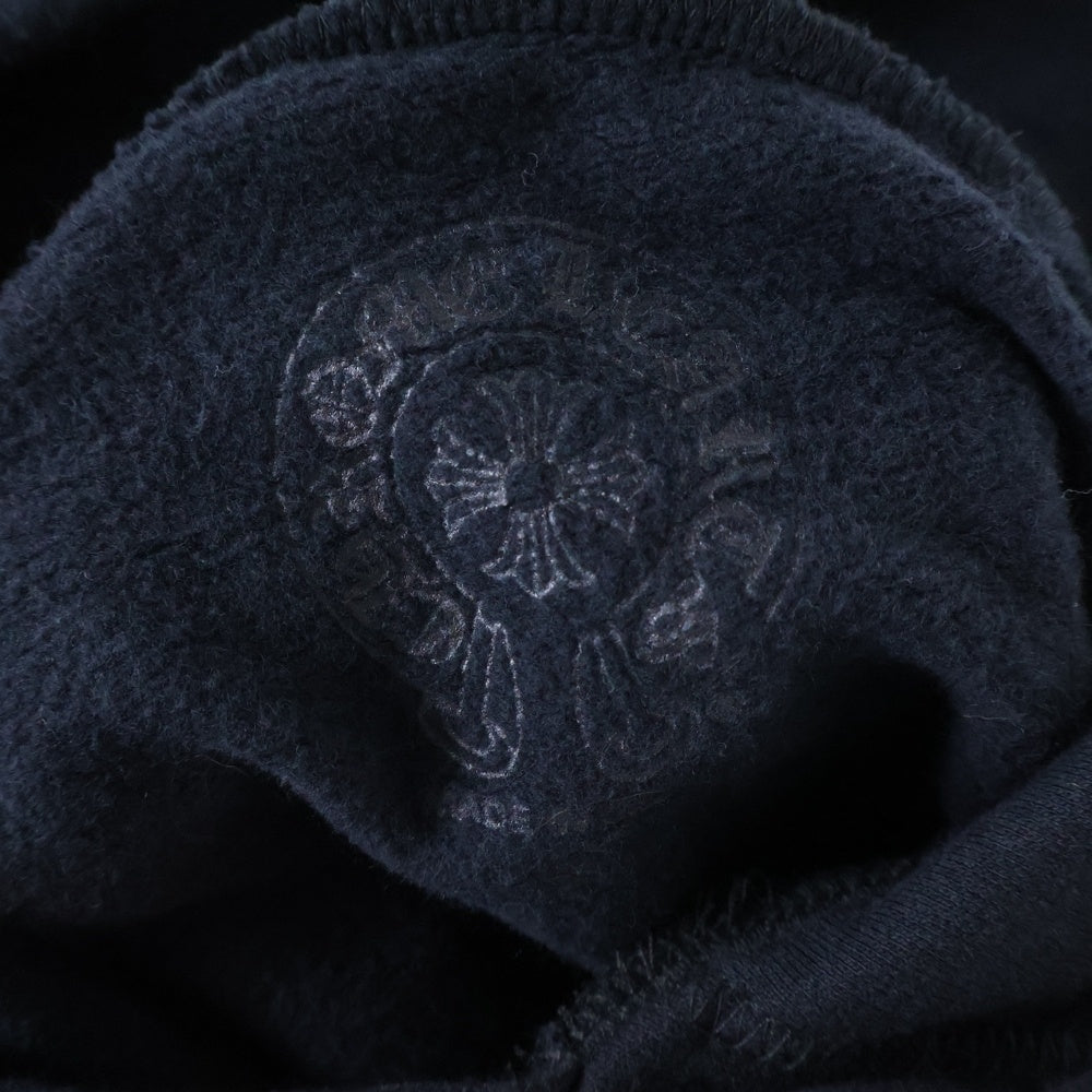 CHROME HEARTS(クロムハーツ) VERTICAL ARM LOGO HOODIE バーティカル アーム ロゴ プルオーバースウェット パーカー ブラック
