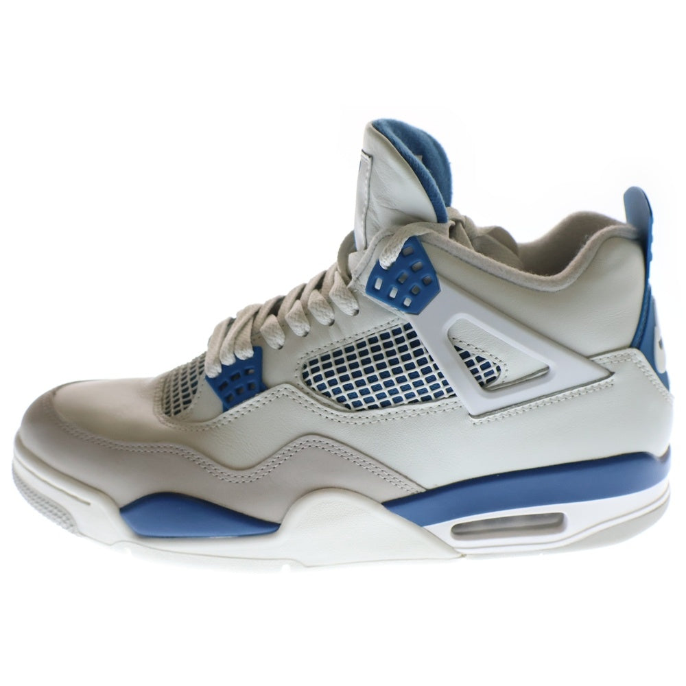 NIKE(ナイキ) Air Jordan 4 Retro Industrial Blue エアジョーダン 4 レトロインダストリアルブルー ミッドカットスニーカー US10.5/28.5cm FV5029-141 ホワイト/ブルー