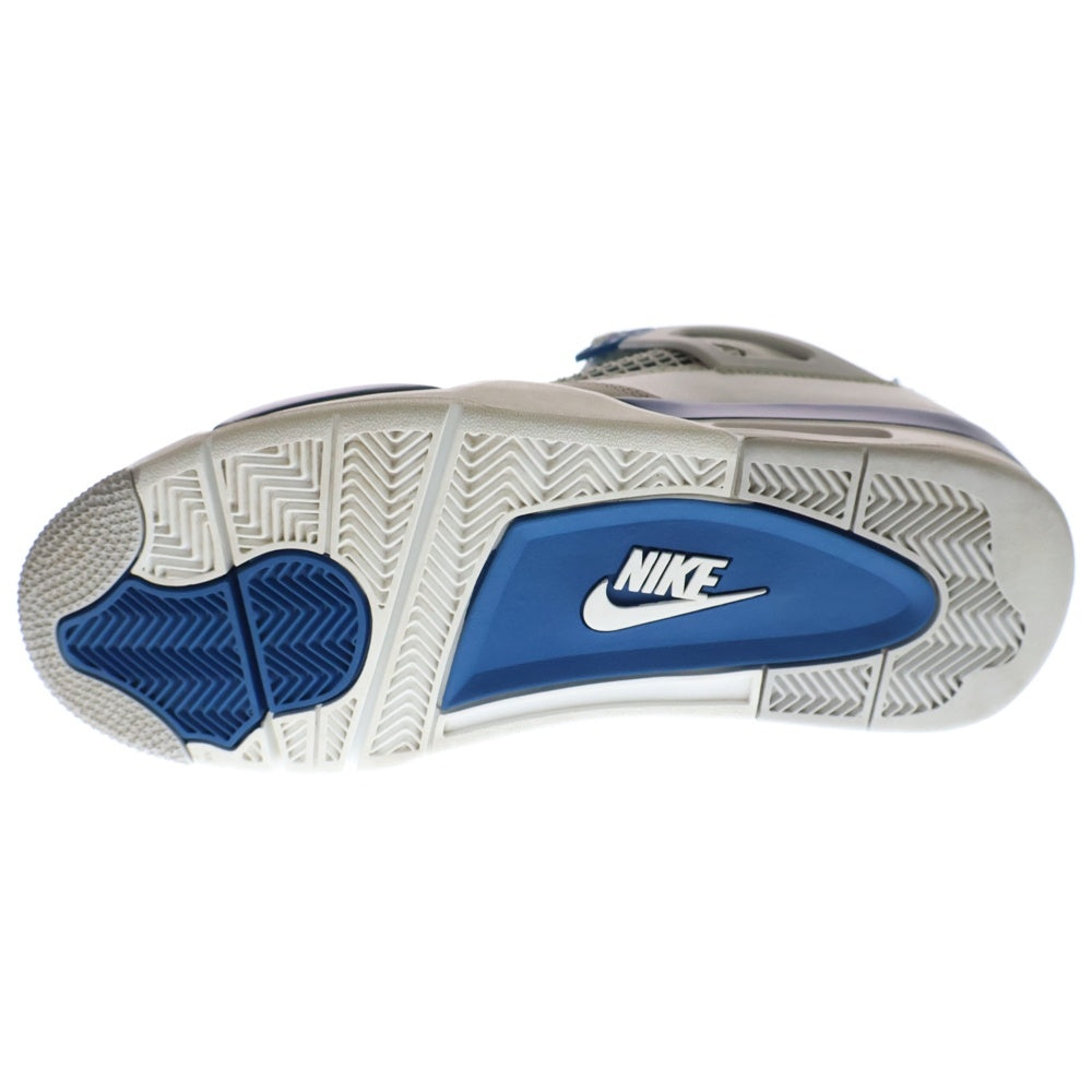 NIKE(ナイキ) Air Jordan 4 Retro Industrial Blue エアジョーダン 4 レトロインダストリアルブルー ミッドカットスニーカー US10.5/28.5cm FV5029-141 ホワイト/ブルー