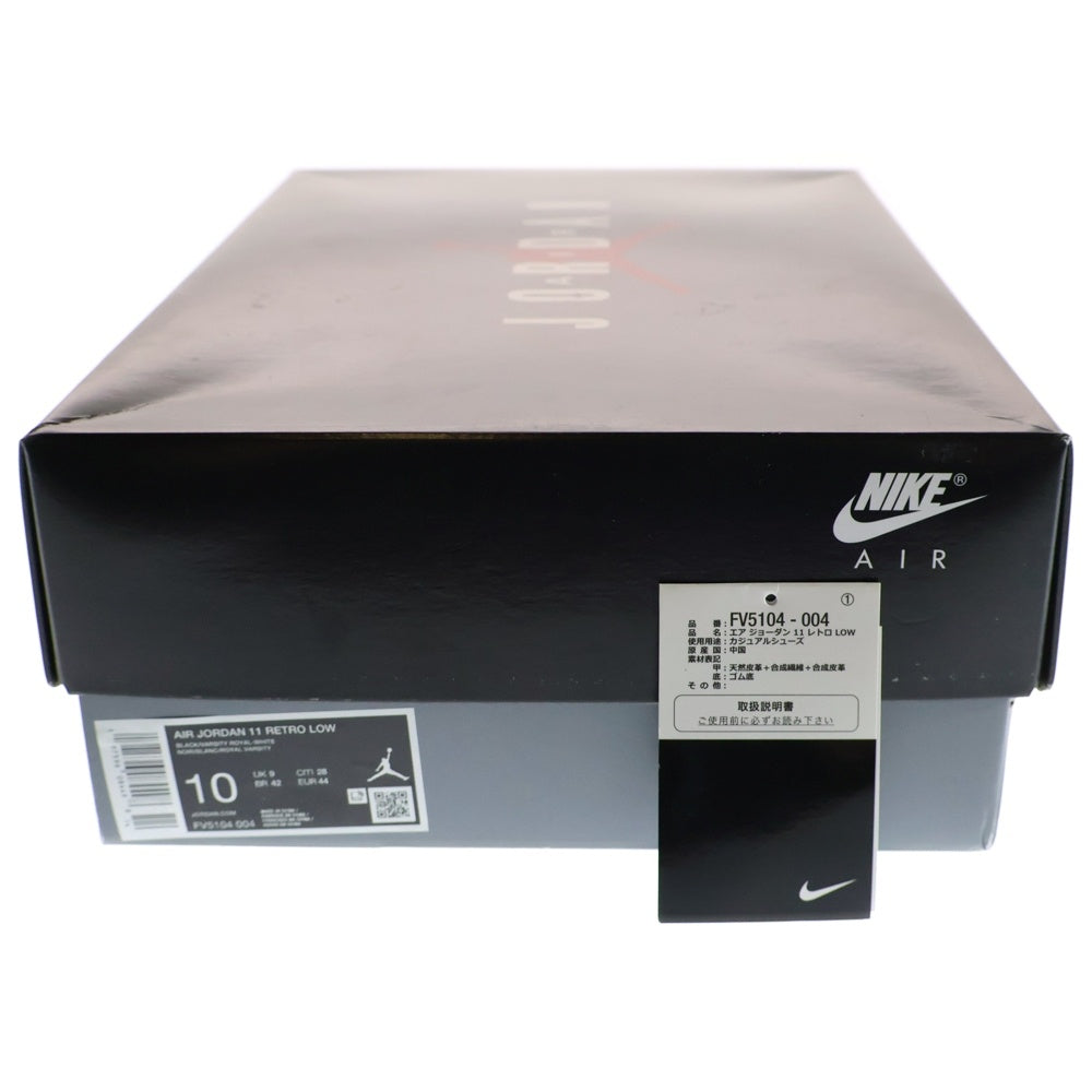 NIKE(ナイキ) AIR JORDAN11 RETRO LOW SPACE JAM エアジョーダン11レトロ スペースジャム ローカットスニーカー US10/28cm FV5104-004 ブラック