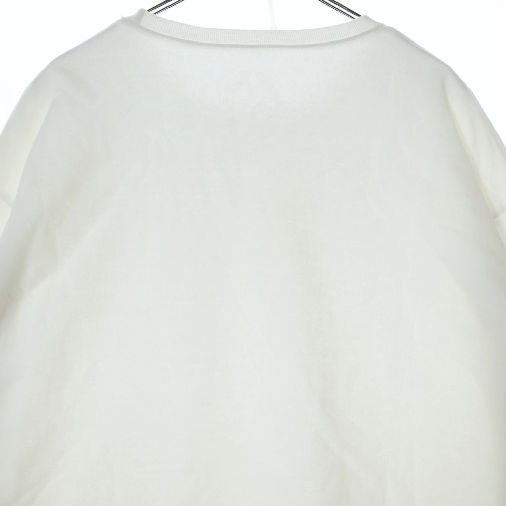 CHROME HEARTS(クロムハーツ) LOVE YOU CREW SWTSHRT フローラルクロスハートプリント クルーネックスウェットトレーナー ホワイト