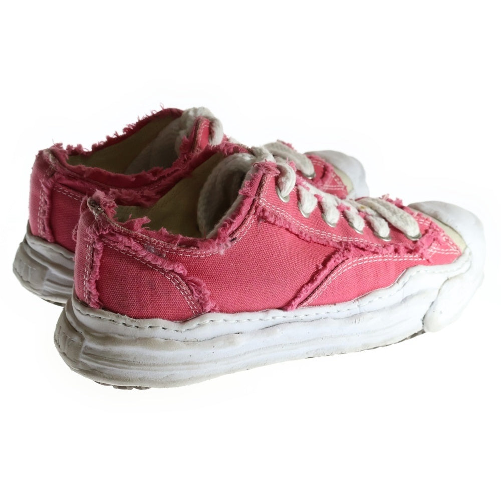 MAISON MIHARAYASUHIRO(メゾンミハラヤスヒロ) Hank OG Sole Canvas Low ハンク ローカットスニーカー ピンク A10FW714