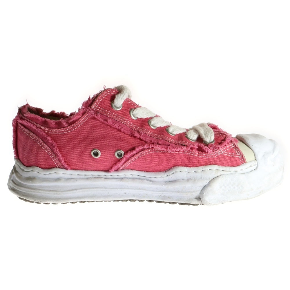 MAISON MIHARAYASUHIRO(メゾンミハラヤスヒロ) Hank OG Sole Canvas Low ハンク ローカットスニーカー ピンク A10FW714