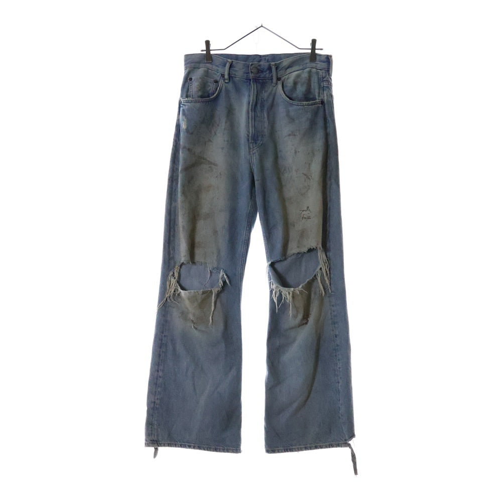 Acne Studios(アクネ ストゥディオズ) 2021M Penicillin ペニシリン ダメージ加工デニムパンツ インディゴ B00317-