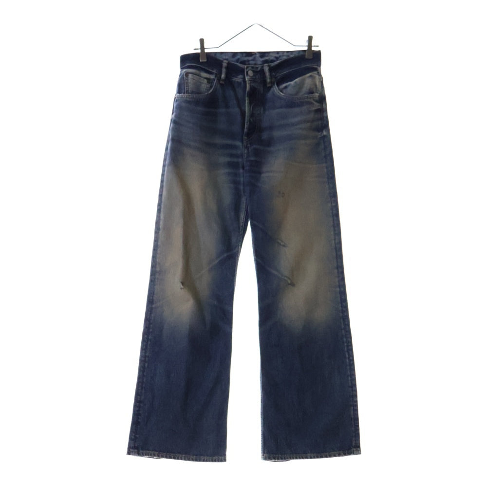 Acne Studios(アクネ ストゥディオズ) 2021M Rocka ダメージ加工 デニムパンツ インディゴ B00424-