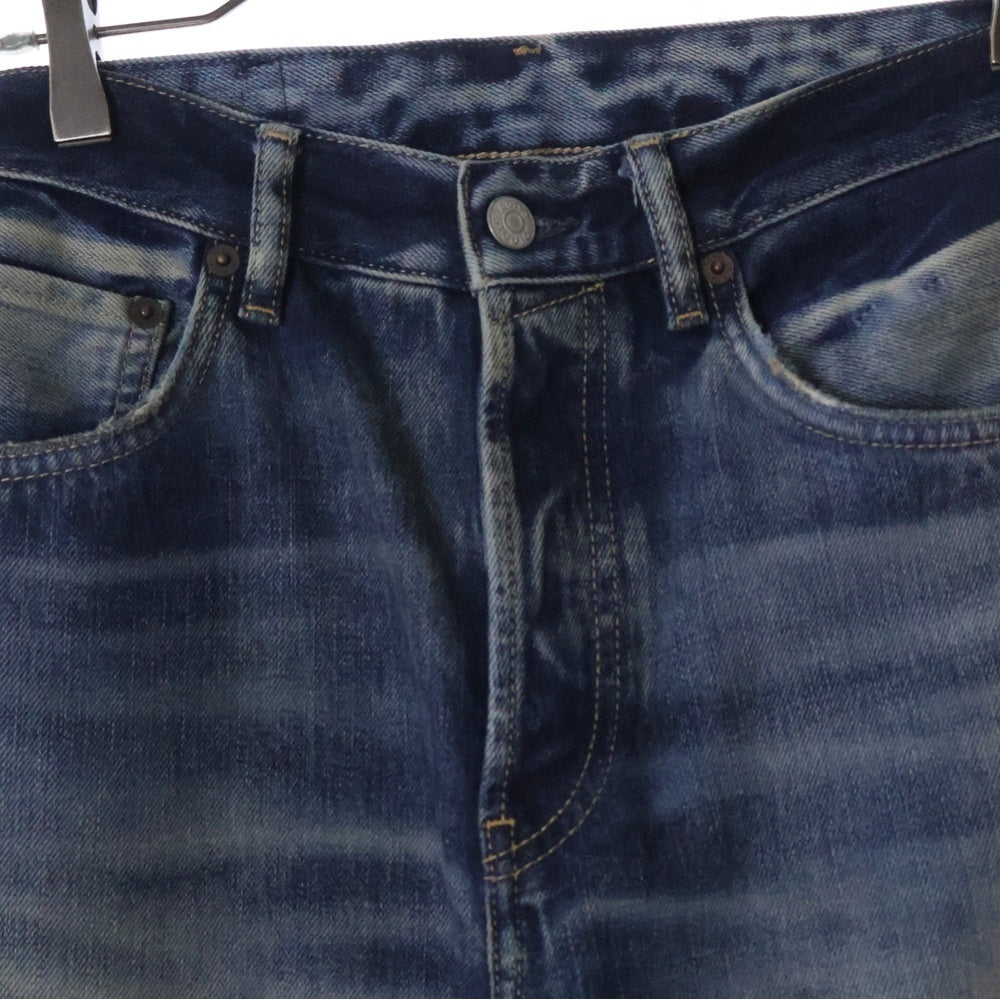 Acne Studios(アクネ ストゥディオズ) 2021M Rocka ダメージ加工 デニムパンツ インディゴ B00424-
