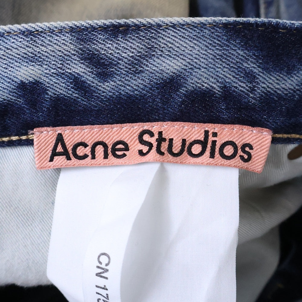 Acne Studios(アクネ ストゥディオズ) 2021M Rocka ダメージ加工 デニムパンツ インディゴ B00424-