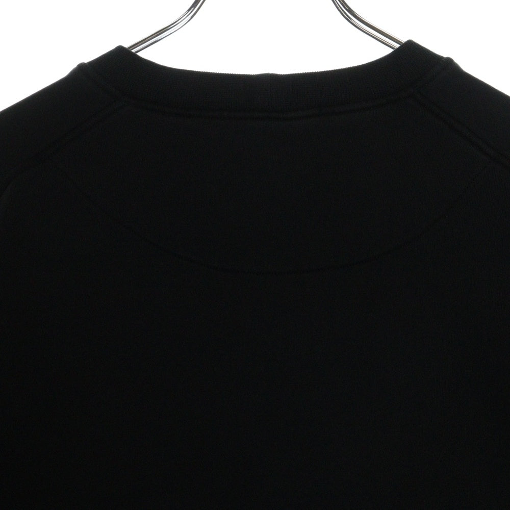 STONE ISLAND(ストーンアイランド) Sweatshirt ロゴワッペン クルーネックスウェットトレーナー ブラック 741563051