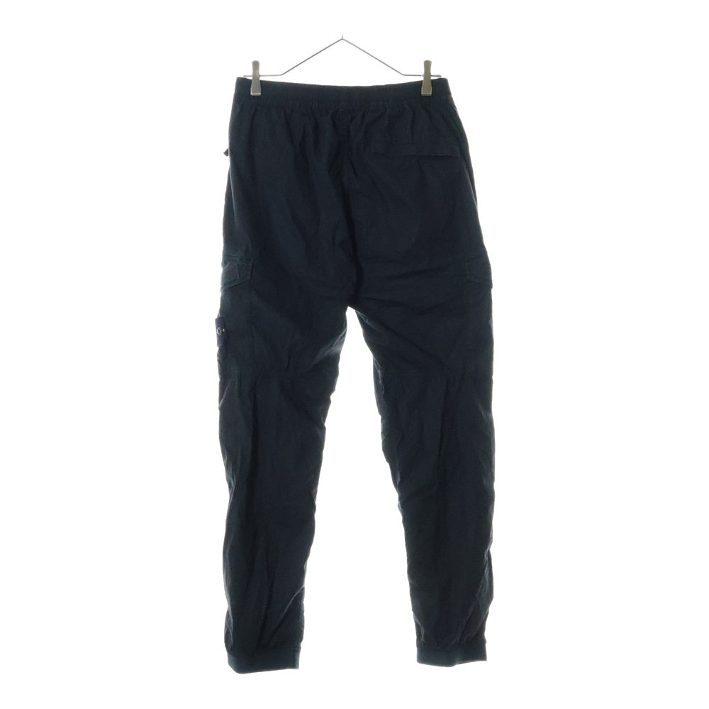 STONE ISLAND(ストーンアイランド) Cotton Poplin Strech Cargo Pants ロゴワッペン カーゴパンツ ブラック 721531403