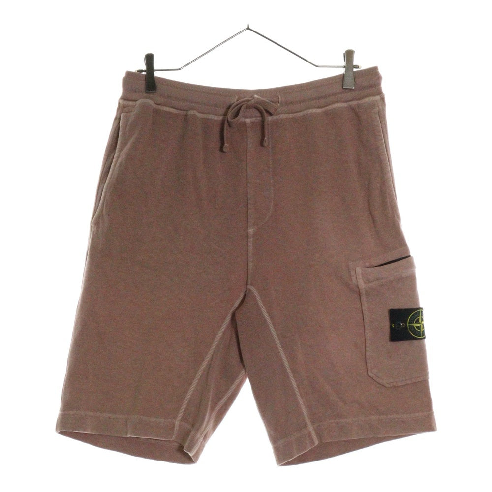 STONE ISLAND(ストーンアイランド) Cargo Shorts ロゴワッペン カーゴショーツ ハーフパンツ ピンク 741563560