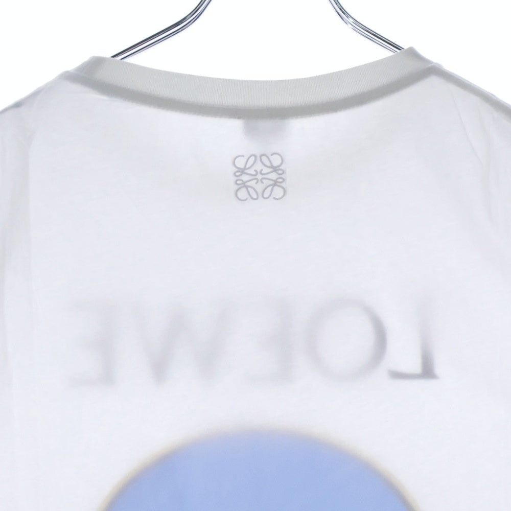 LOEWE(ロエベ) 21SS L.A. Series T-Shirt アナグラム ロゴ刺繍半袖Tシャツ ホワイト S897Y22X02