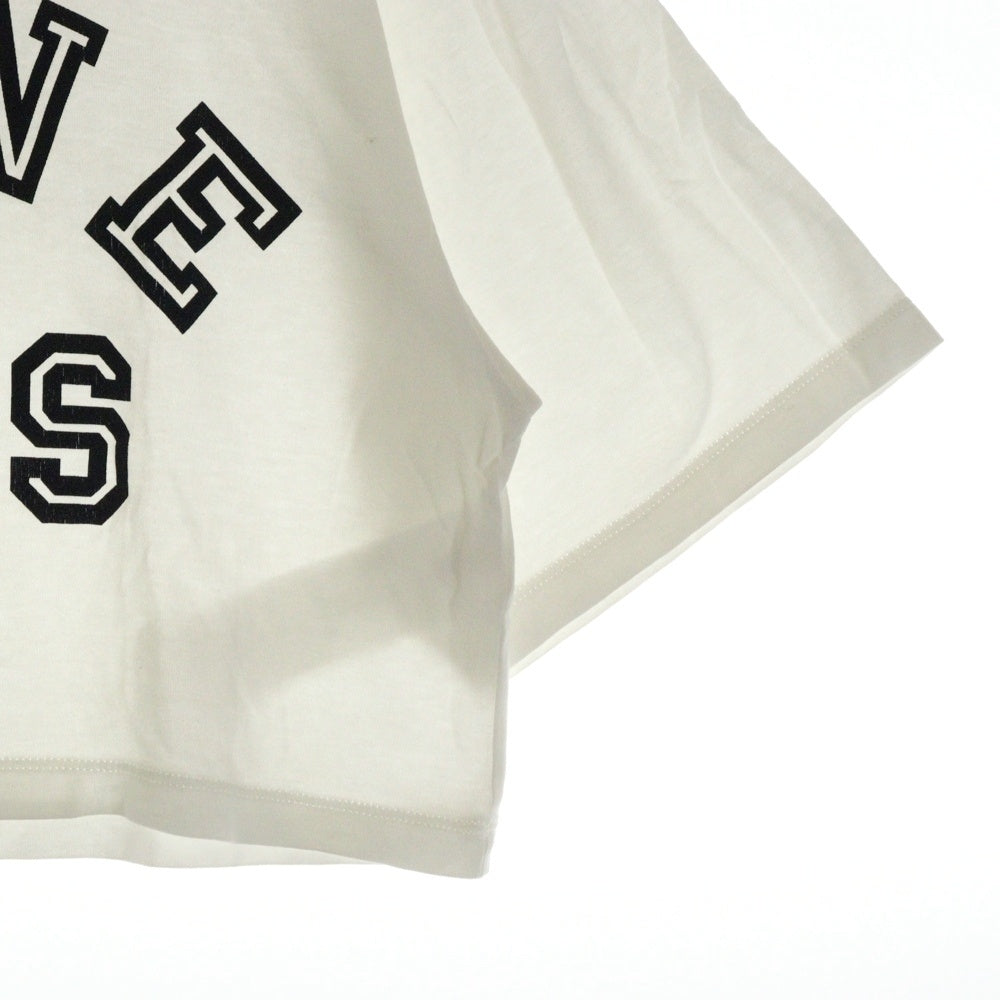 CELINE(セリーヌ) 21SS T-Shirt クロップド ロゴプリント半袖Tシャツ ホワイト レディース 2X743674Q