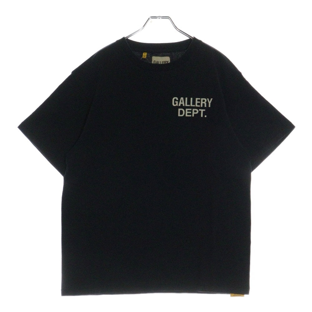GALLERY DEPT.(ギャラリーデプト) Souvenir T-Shirt ロゴプリント半袖Tシャツ ブラック