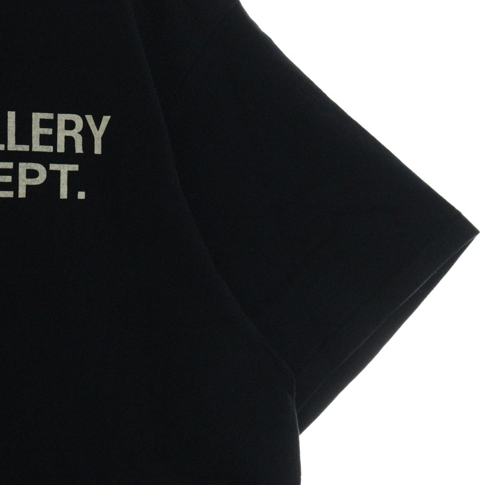 GALLERY DEPT.(ギャラリーデプト) Souvenir T-Shirt ロゴプリント半袖Tシャツ ブラック