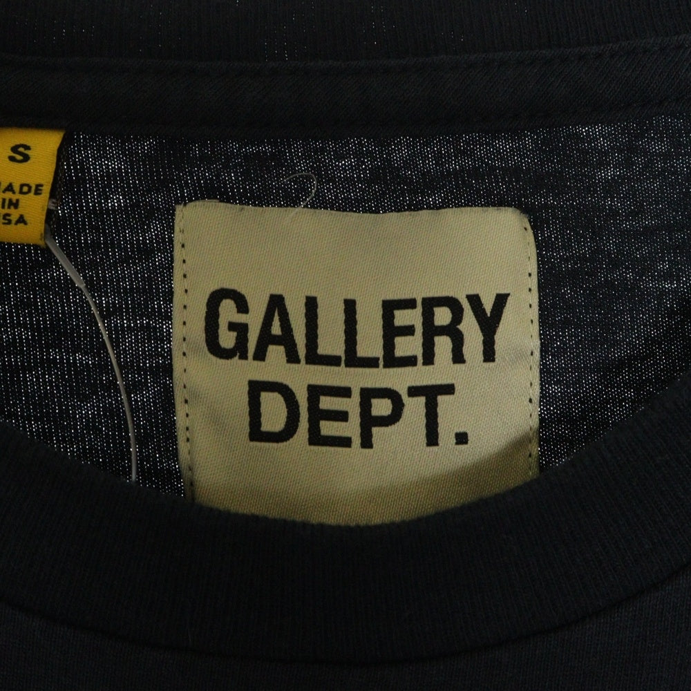 GALLERY DEPT.(ギャラリーデプト) Souvenir T-Shirt ロゴプリント半袖Tシャツ ブラック