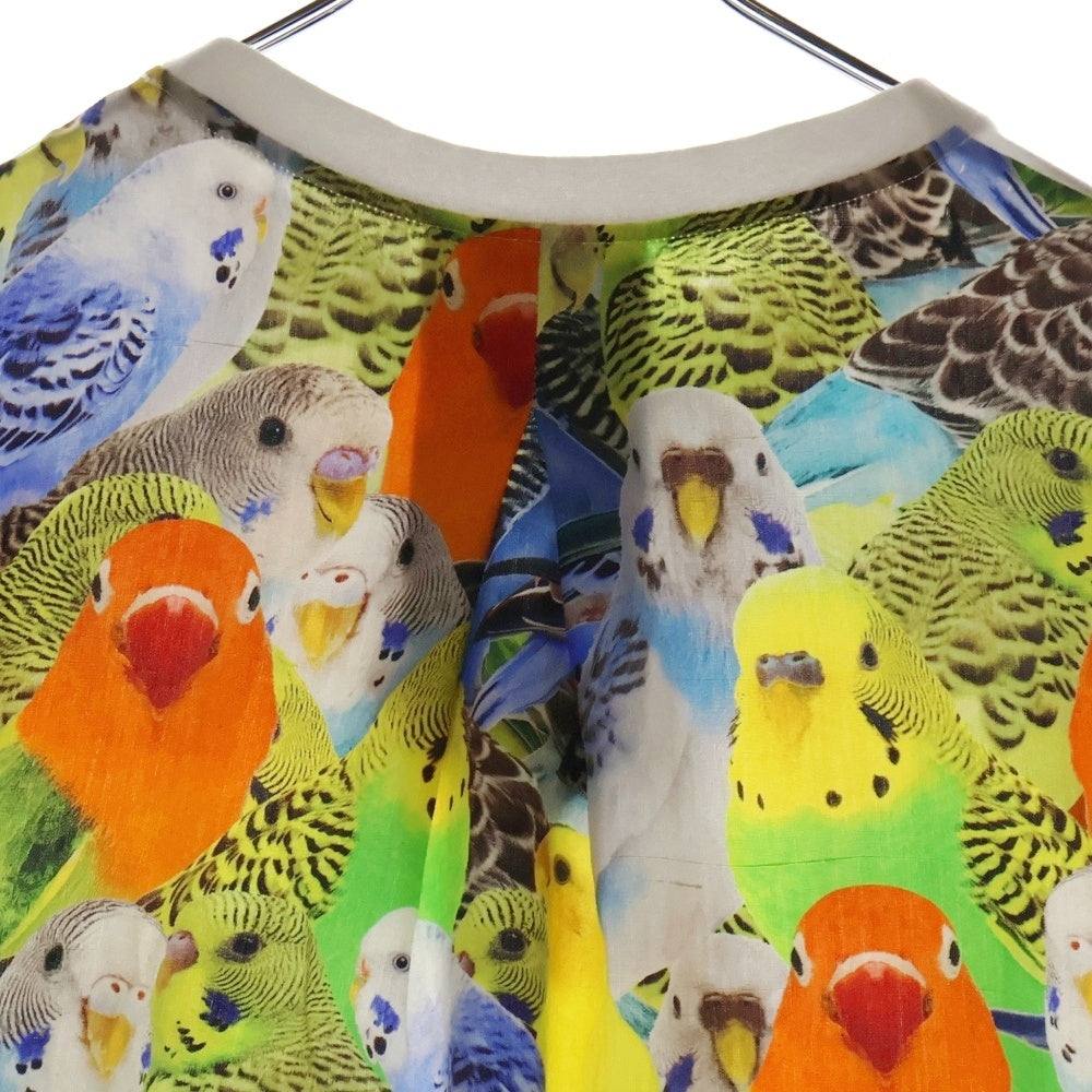LOEWE(ロエベ) Parrots print T-shirt アナグラム刺? 半袖Tシャツ ホワイト S359Y22X21