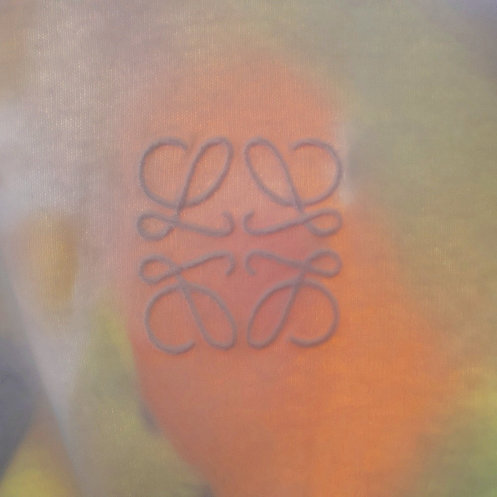 LOEWE(ロエベ) Parrots print T-shirt アナグラム刺? 半袖Tシャツ ホワイト S359Y22X21