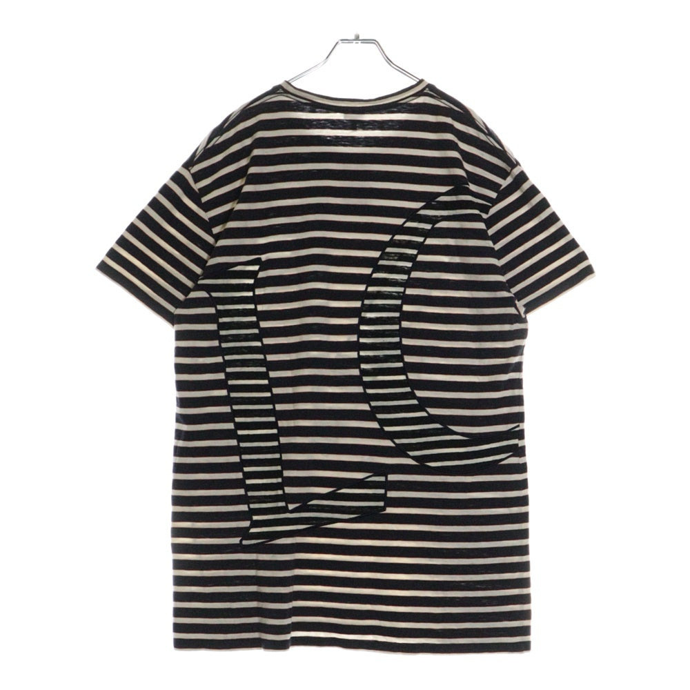 LOEWE(ロエベ) Striped T-Shirt ボーダー半袖Tシャツ ホワイト/ネイビー H6109620PC