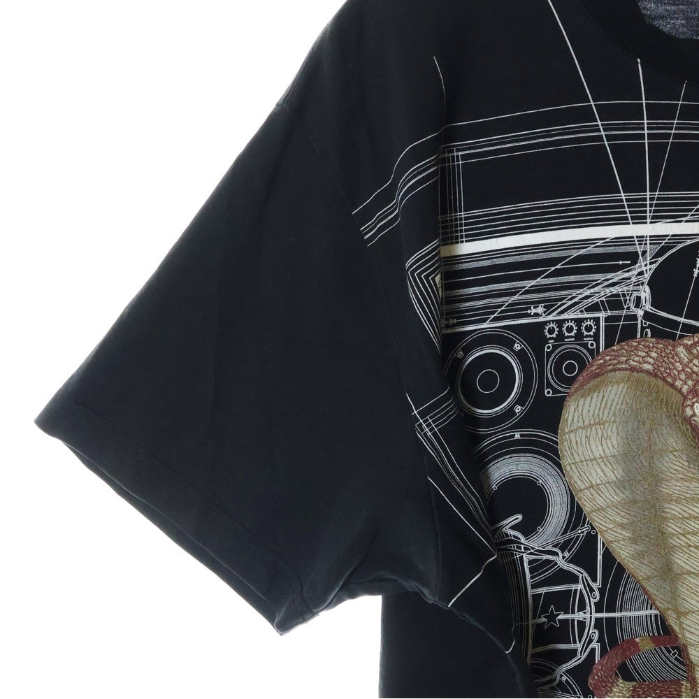 GIVENCHY(ジバンシィ) Snake T-Shirt 半袖Tシャツ ブラック 16W 7348 651