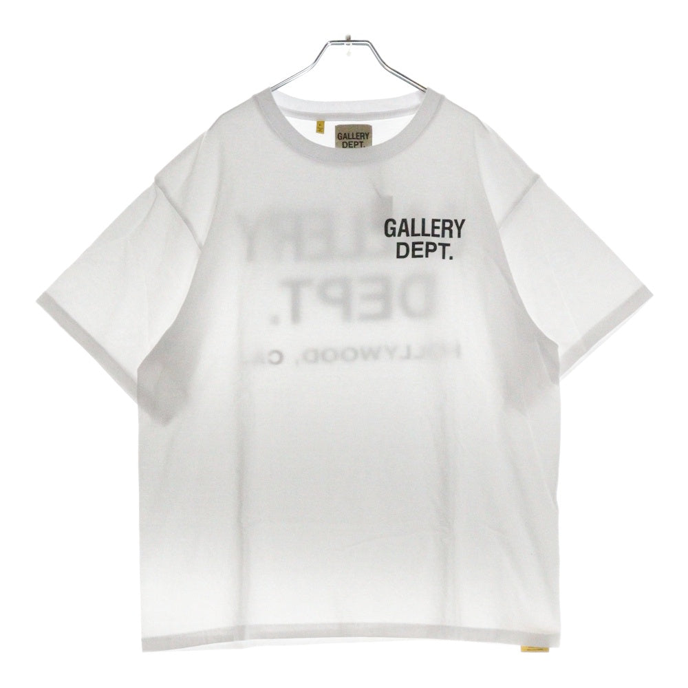 GALLERY DEPT.(ギャラリーデプト) Souvenir T-Shirt ロゴプリント半袖Tシャツ ホワイト