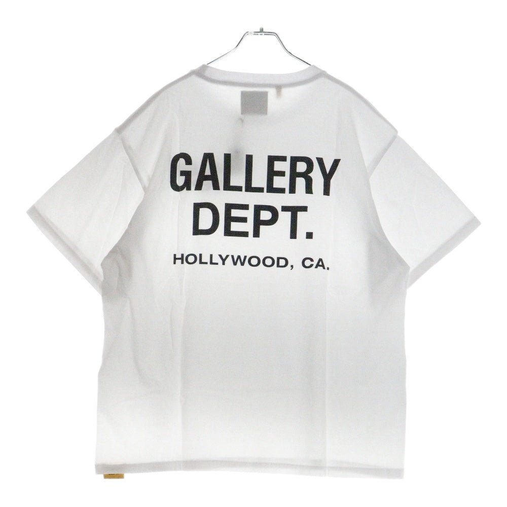GALLERY DEPT.(ギャラリーデプト) Souvenir T-Shirt ロゴプリント半袖Tシャツ ホワイト