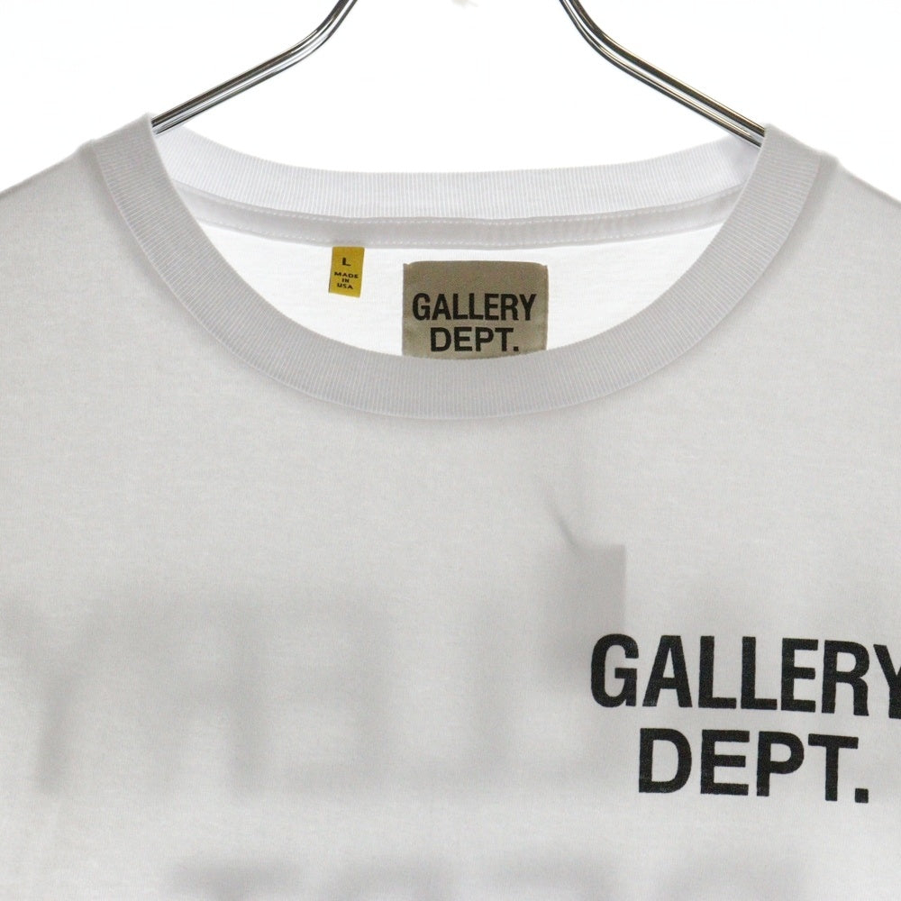 GALLERY DEPT.(ギャラリーデプト) Souvenir T-Shirt ロゴプリント半袖Tシャツ ホワイト
