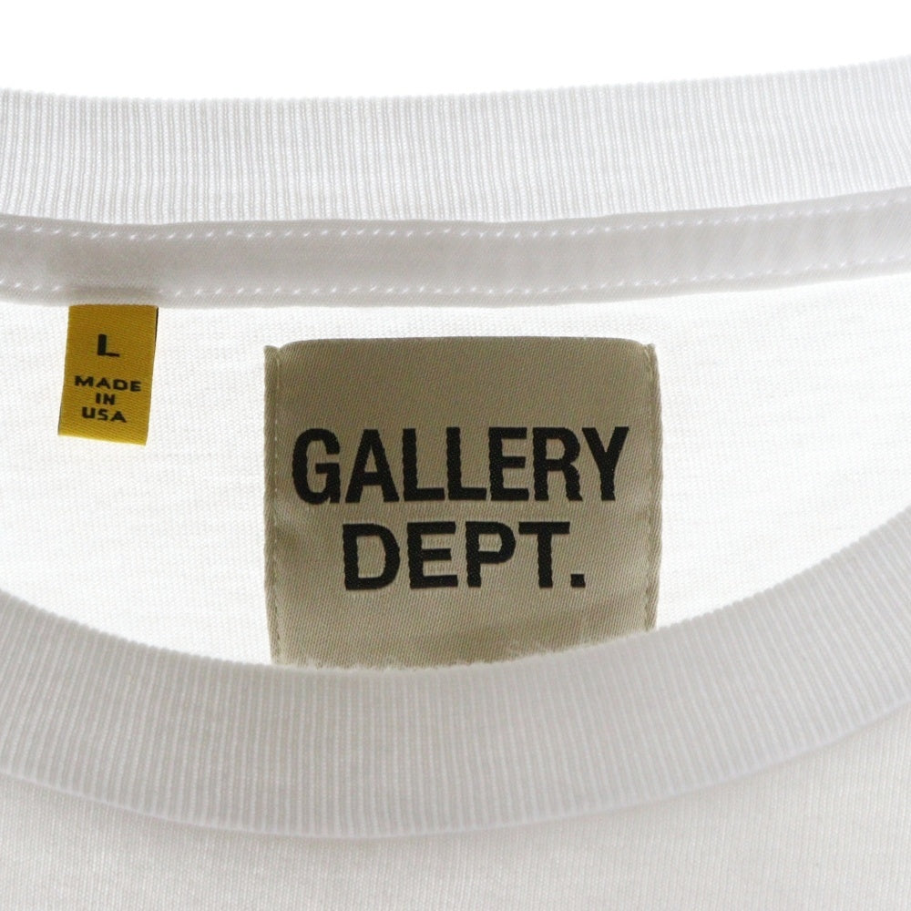 GALLERY DEPT.(ギャラリーデプト) Souvenir T-Shirt ロゴプリント半袖Tシャツ ホワイト