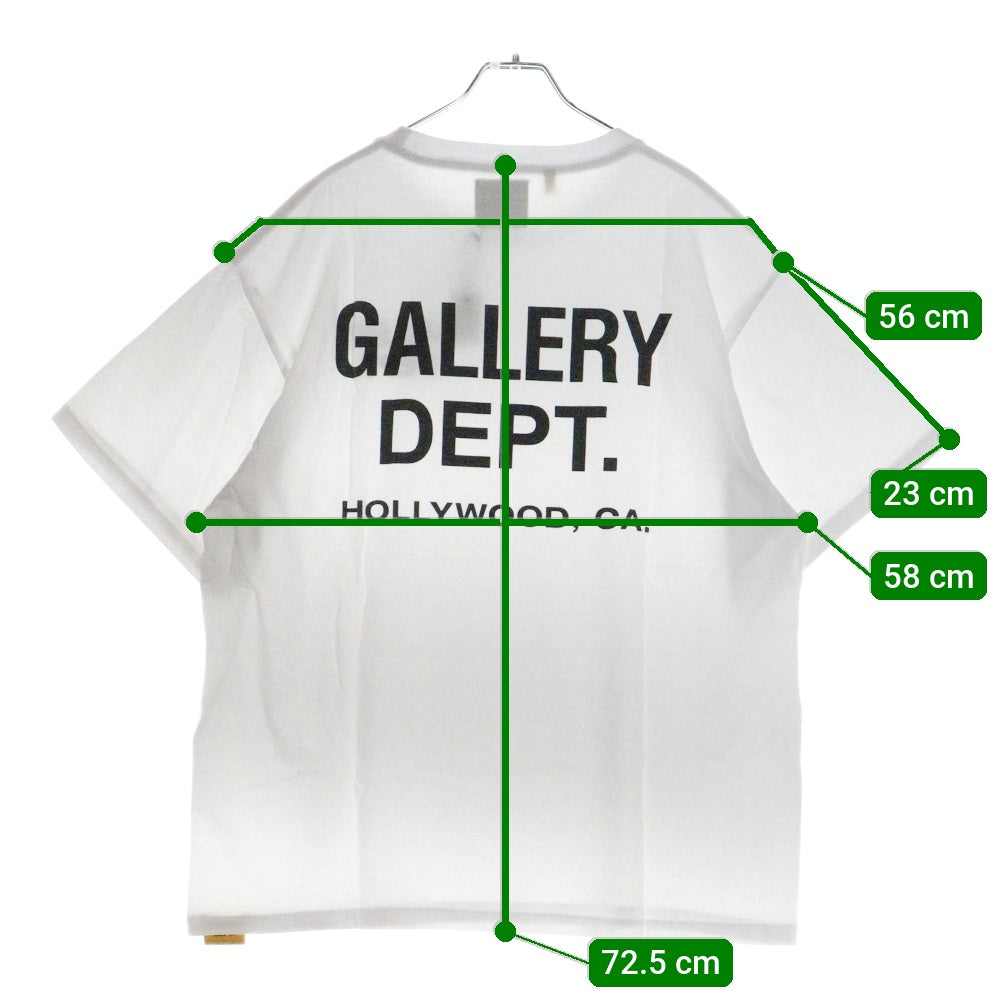 GALLERY DEPT.(ギャラリーデプト) Souvenir T-Shirt ロゴプリント半袖Tシャツ ホワイト