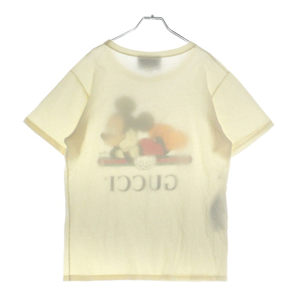 GUCCI(グッチ) 20SS ×Disney T-Shirt キャラクタープリント 半袖Tシャツ アイボリー 492347 XJB7W