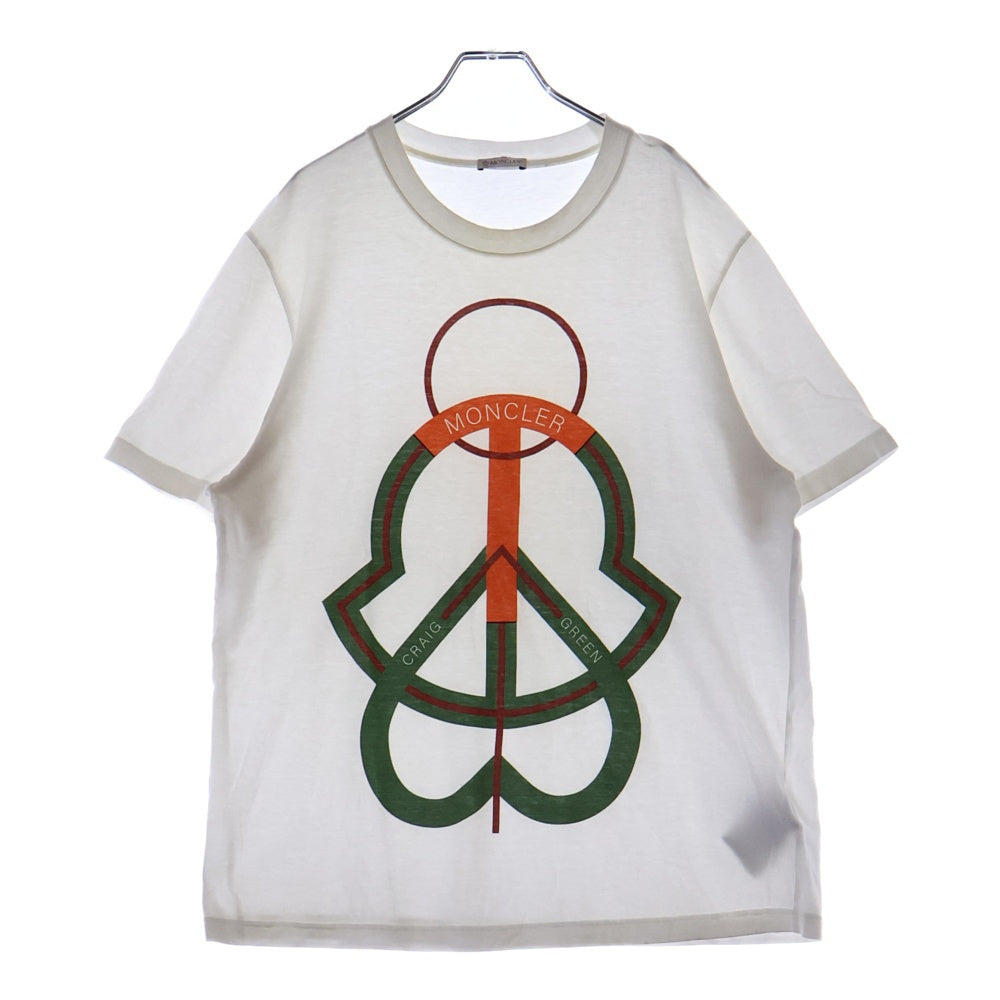 MONCLER GENIUS(モンクレール ジーニアス) CRAIG GREEN T-SHIRT SS 半袖Tシャツ ホワイト H109H8C00002 M1739