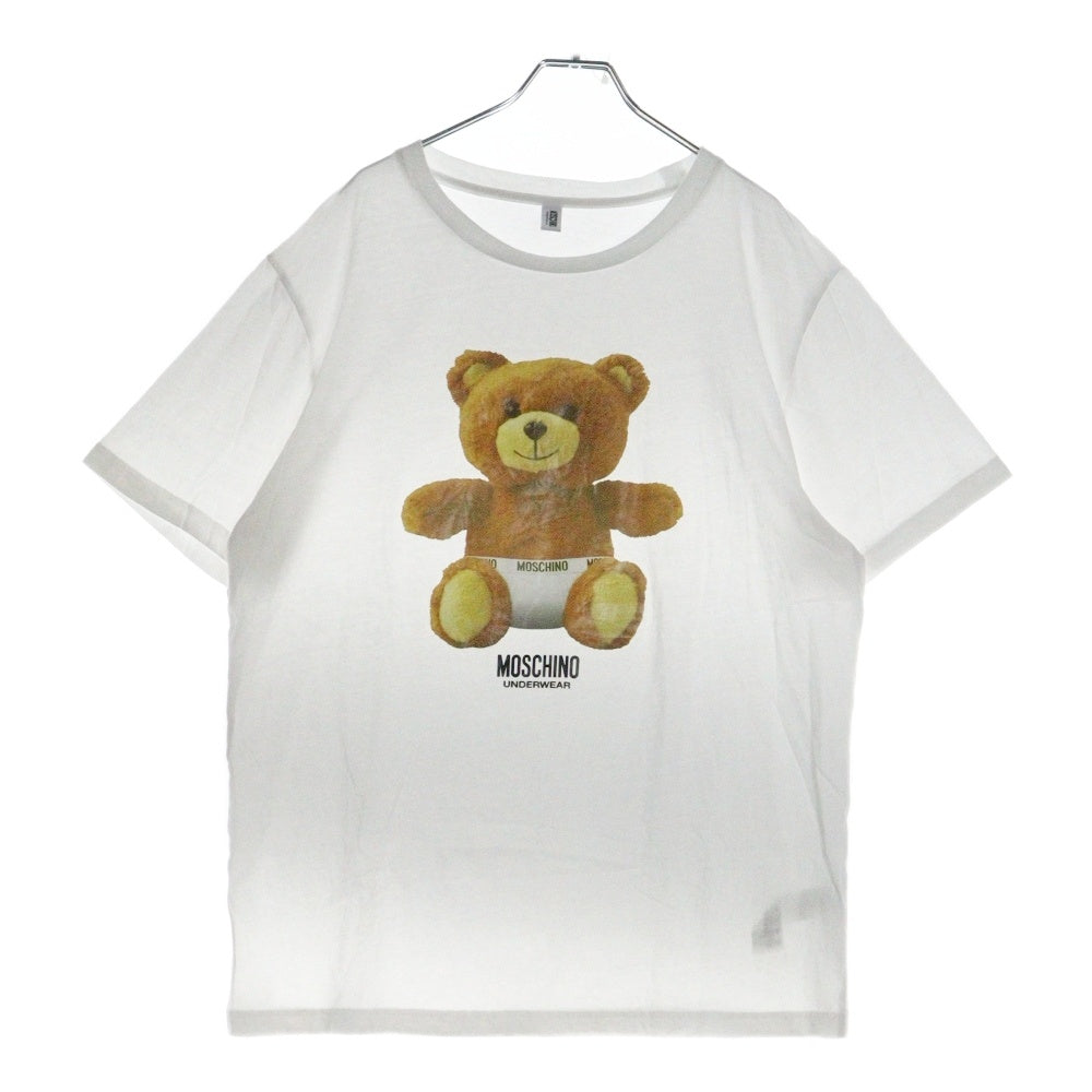 MOSCHINO(モスキーノ) Bear T-Shirt ベアープリント 半袖Tシャツ ホワイト