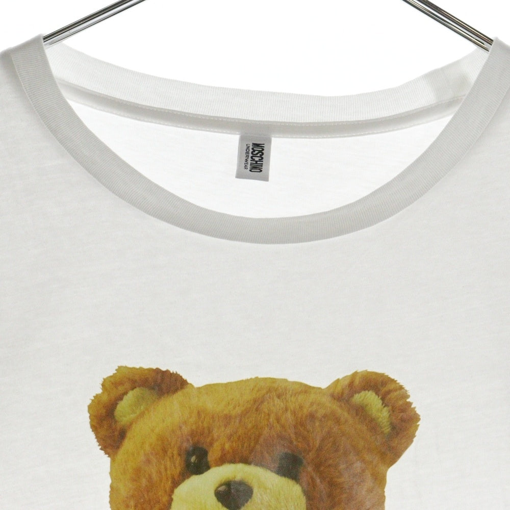 MOSCHINO(モスキーノ) Bear T-Shirt ベアープリント 半袖Tシャツ ホワイト