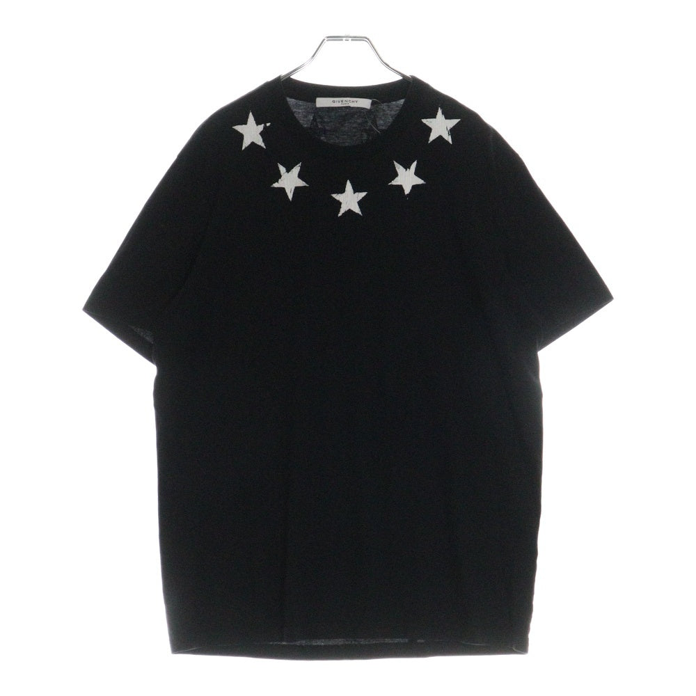 GIVENCHY(ジバンシィ) Star T-Shirt スタープリント 半袖Tシャツ ブラック BM70CN3002