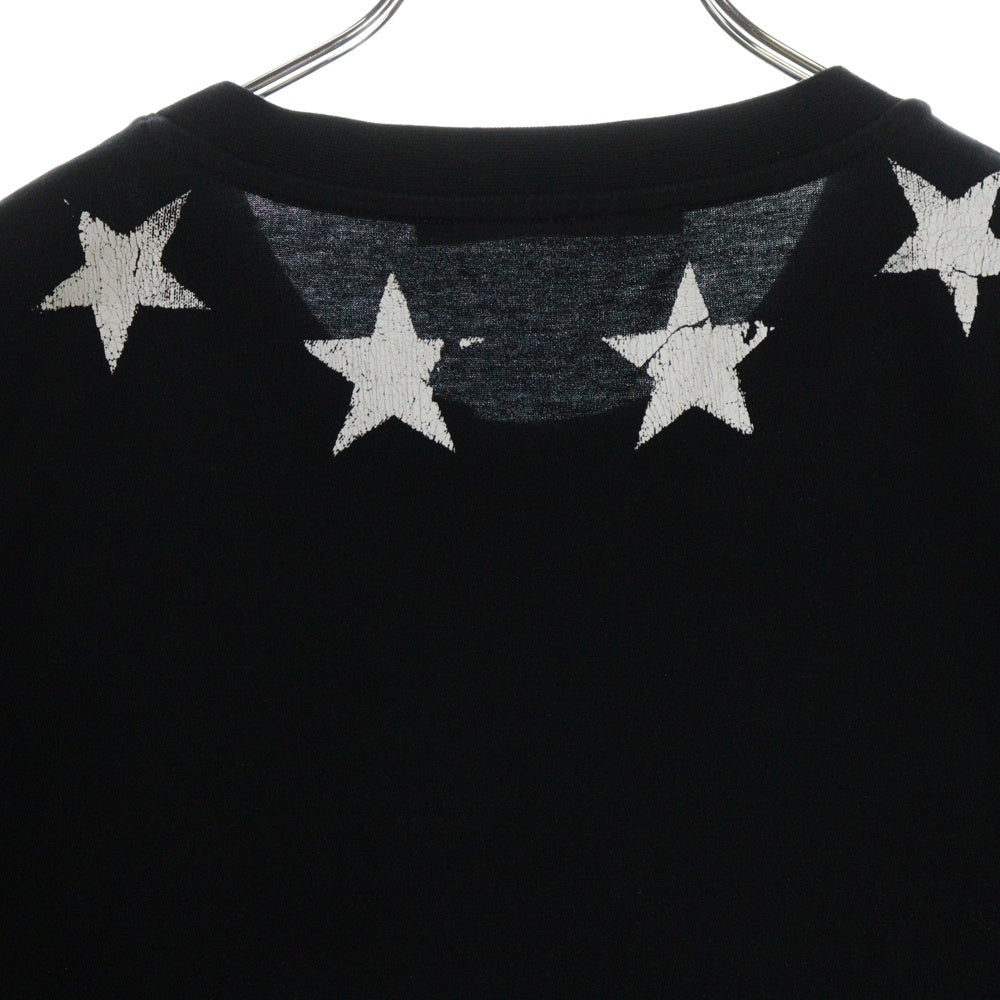 GIVENCHY(ジバンシィ) Star T-Shirt スタープリント 半袖Tシャツ ブラック BM70CN3002