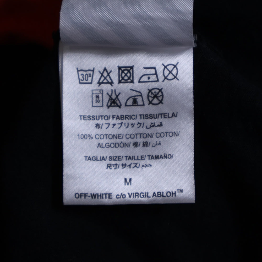 OFF-WHITE(オフホワイト) 16AW Snake T-Shirt 再構築半袖Tシャツ レッド