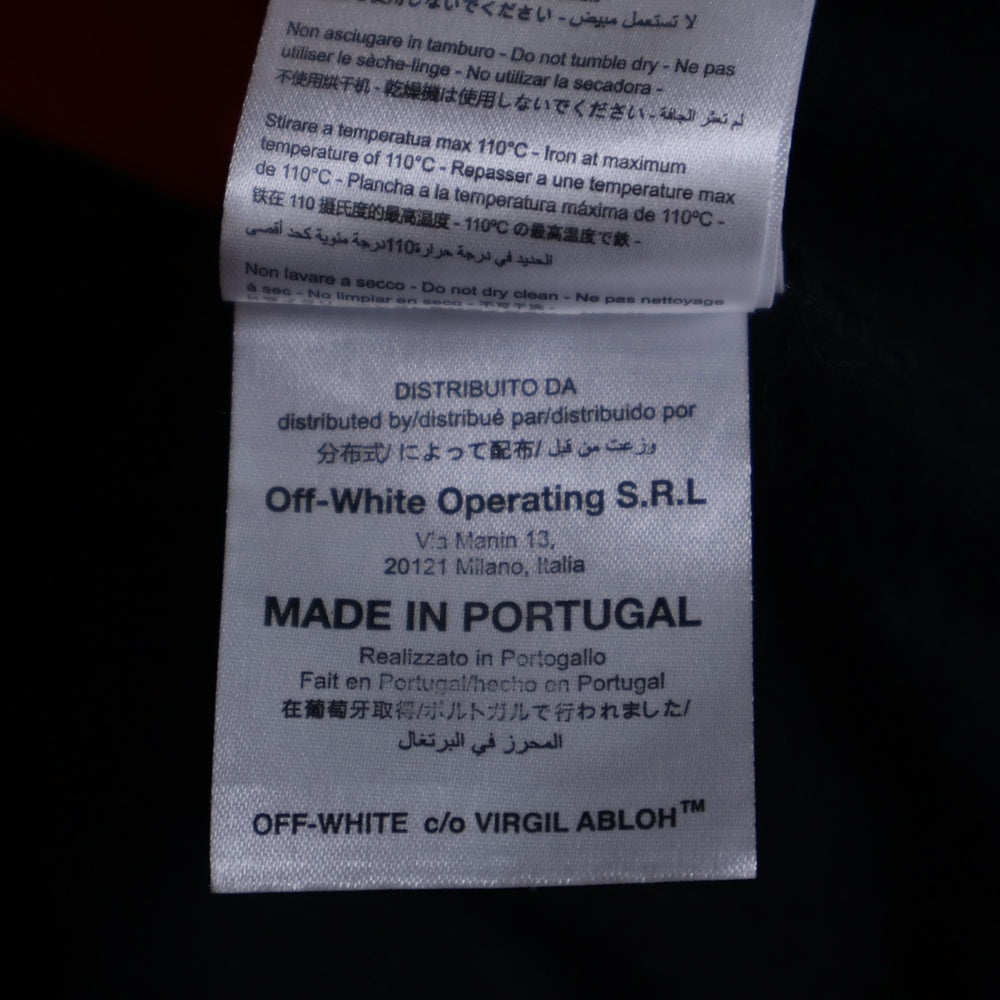 OFF-WHITE(オフホワイト) 16AW Snake T-Shirt 再構築半袖Tシャツ レッド