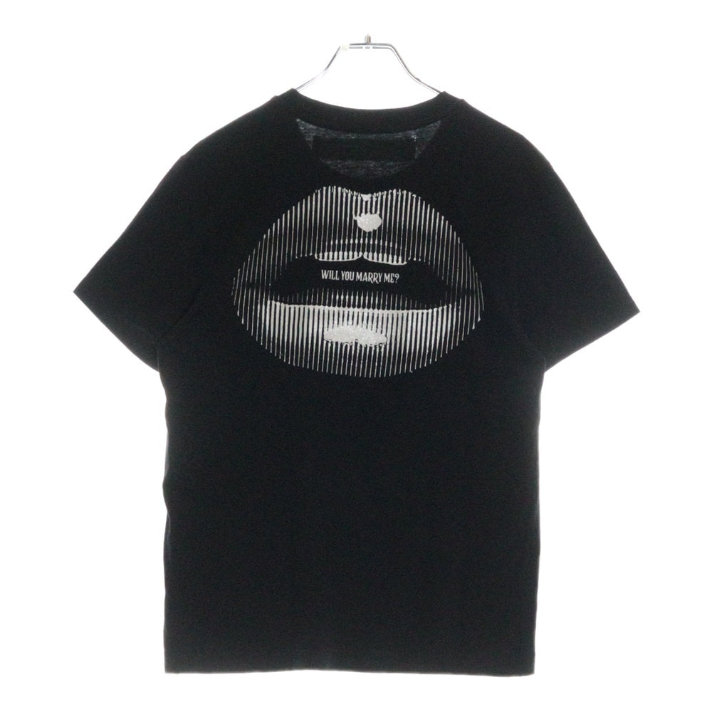 OFF-WHITE(オフホワイト) 18AW T-Shirt ラメ加工半袖Tシャツ ブラック OWAA049F18B07064